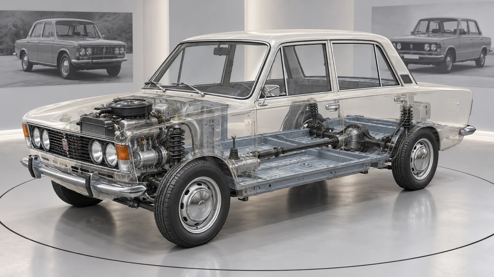Конструктивная основа Polski Fiat 125p