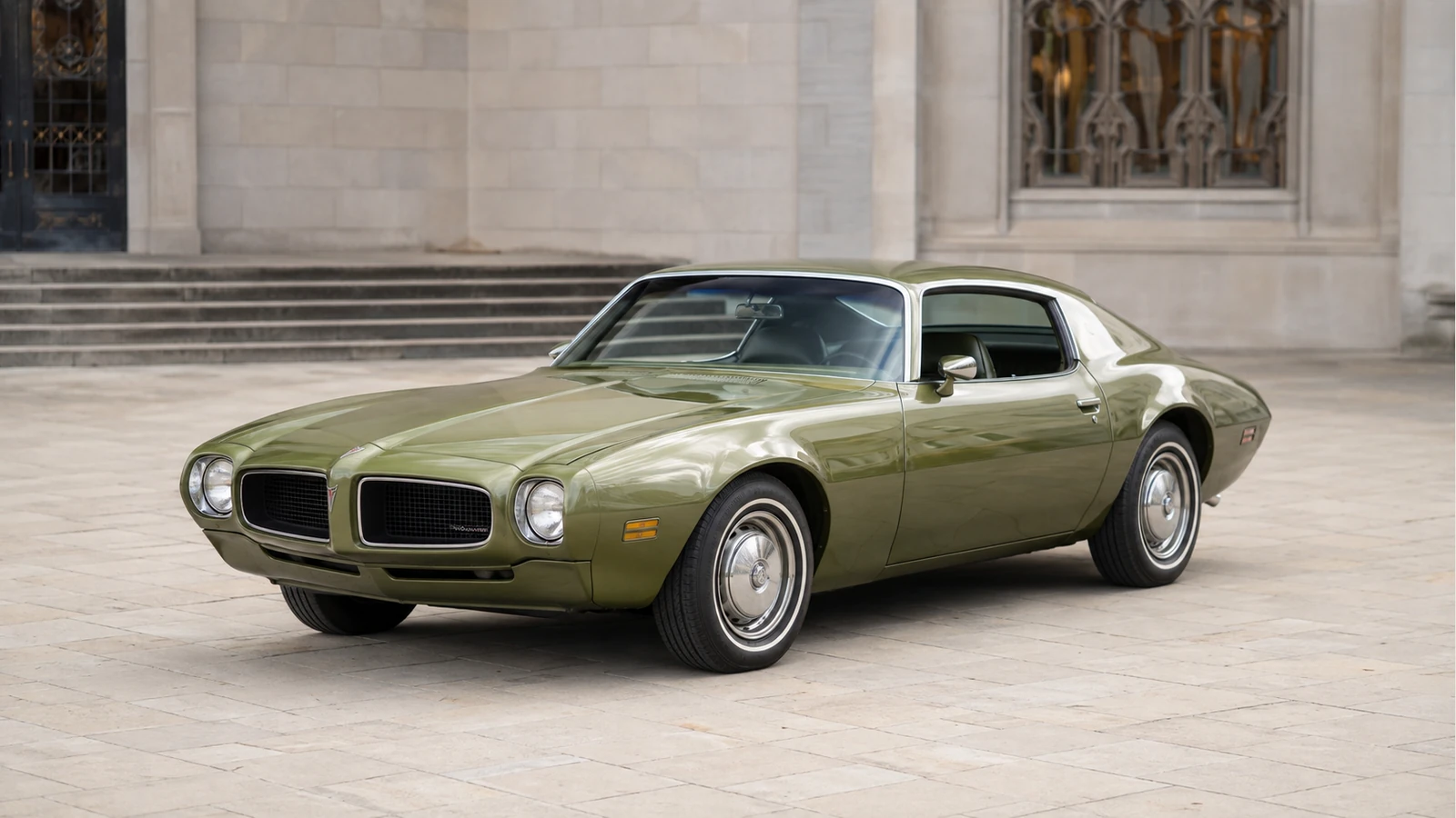 Pontiac Firebird 1970 года в базовом оформлении — вид спереди