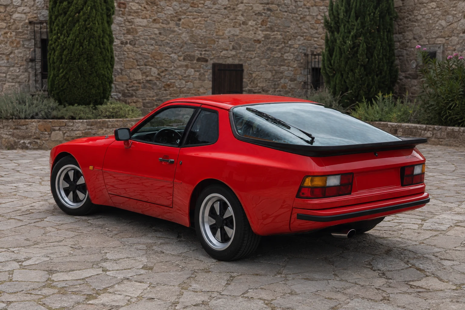Porsche 944: расширенные задние крылья и стеклянная дверь