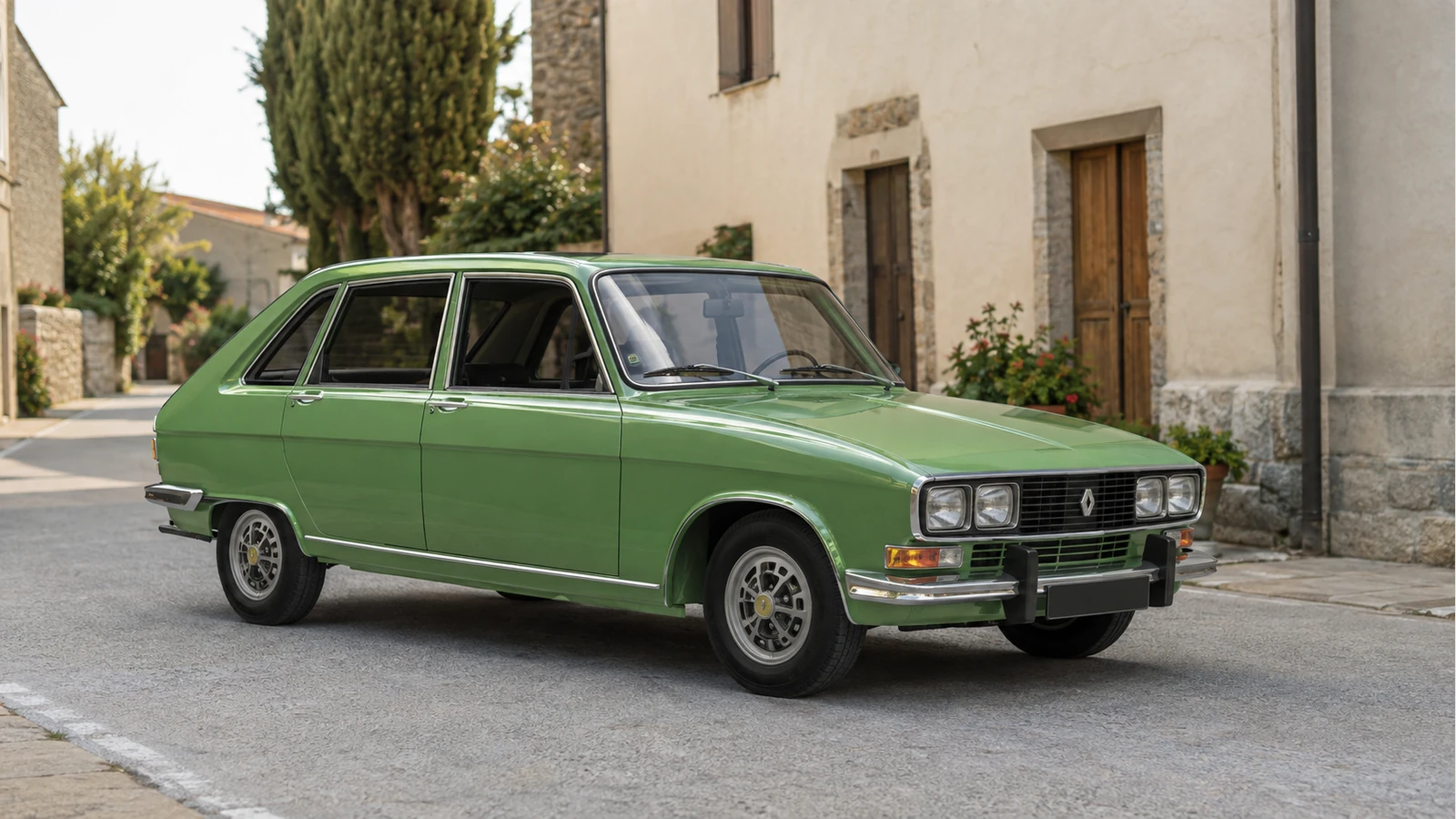 Renault 16 TX1975 — вид спереди в три четверти