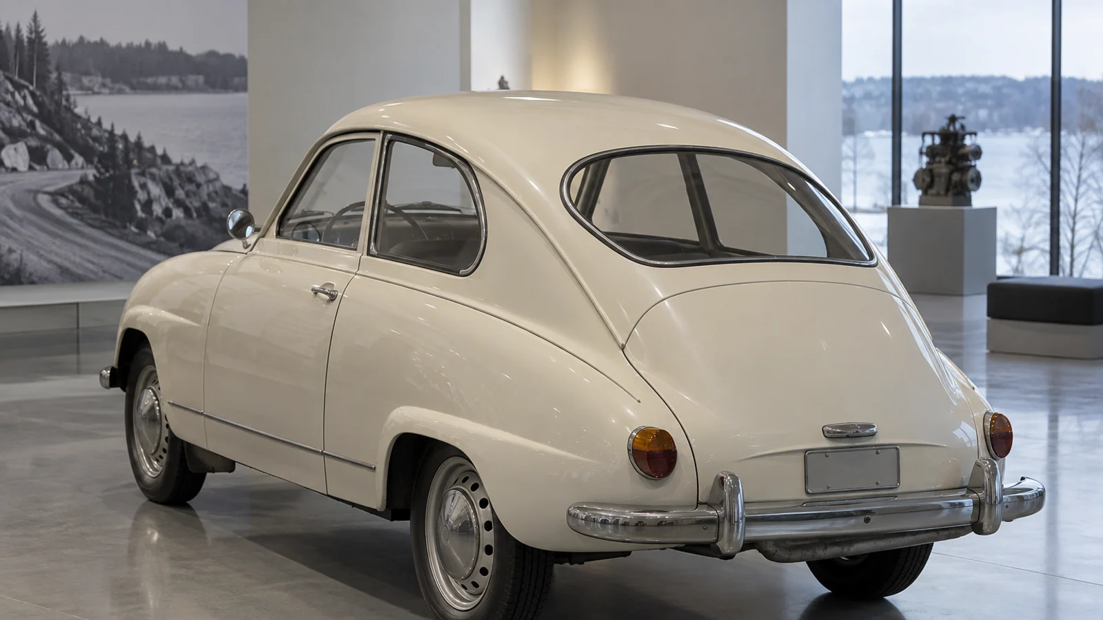 Корма раннего Saab 96