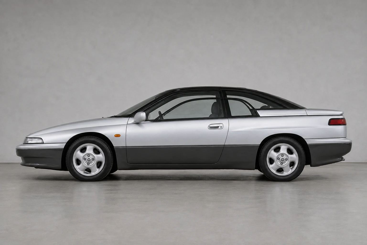 Subaru SVX в профиль с малым открывающимся боковым окном