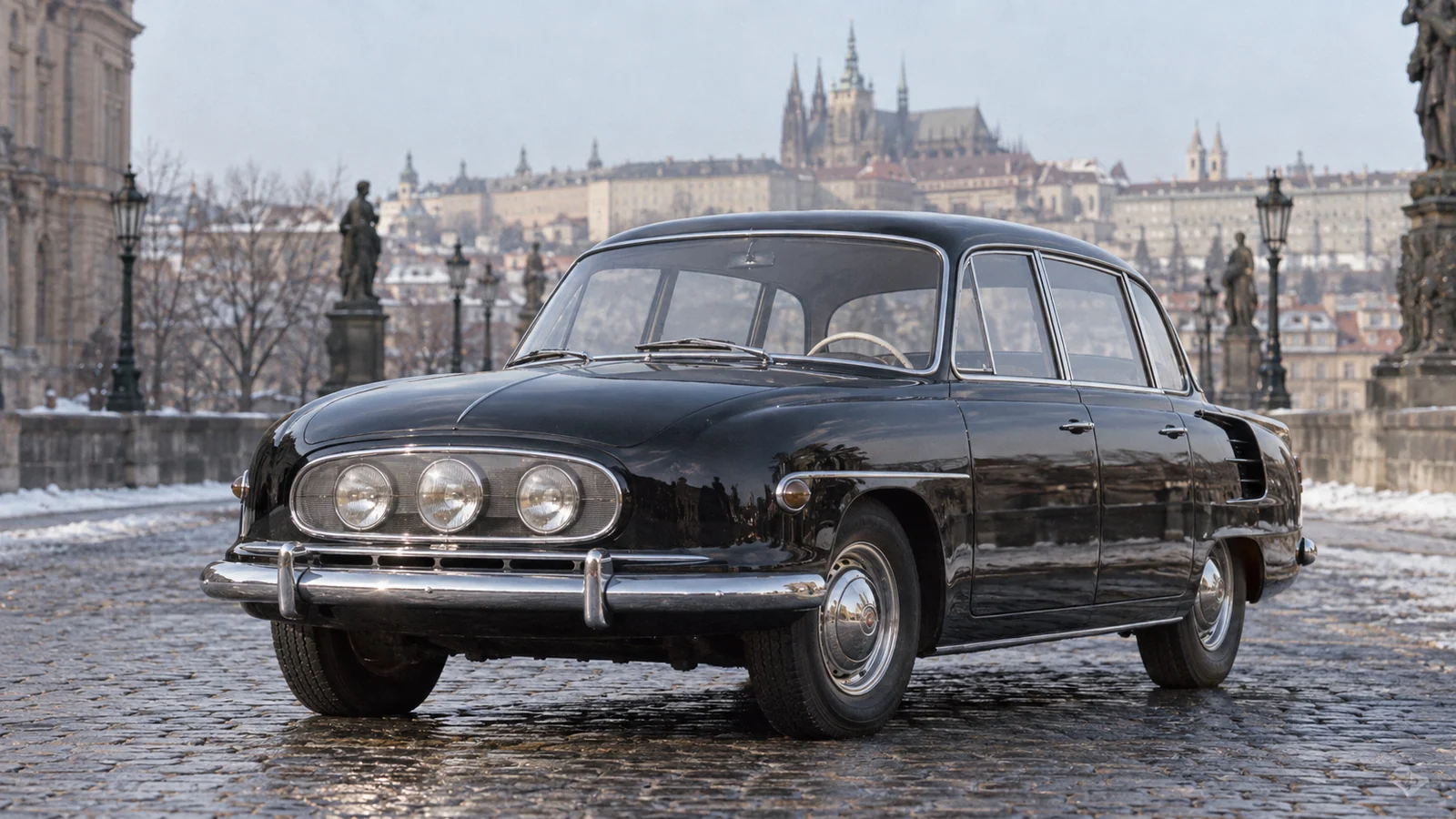 Ранняя трёхфарная Tatra 603