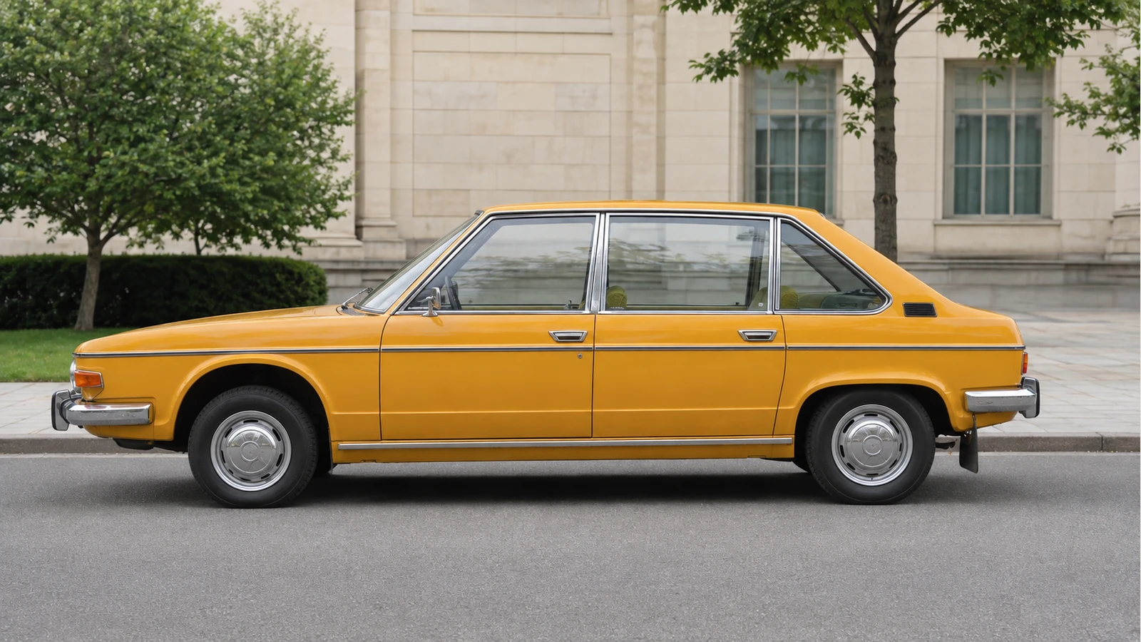 Tatra 613 1979 года — вид сбоку