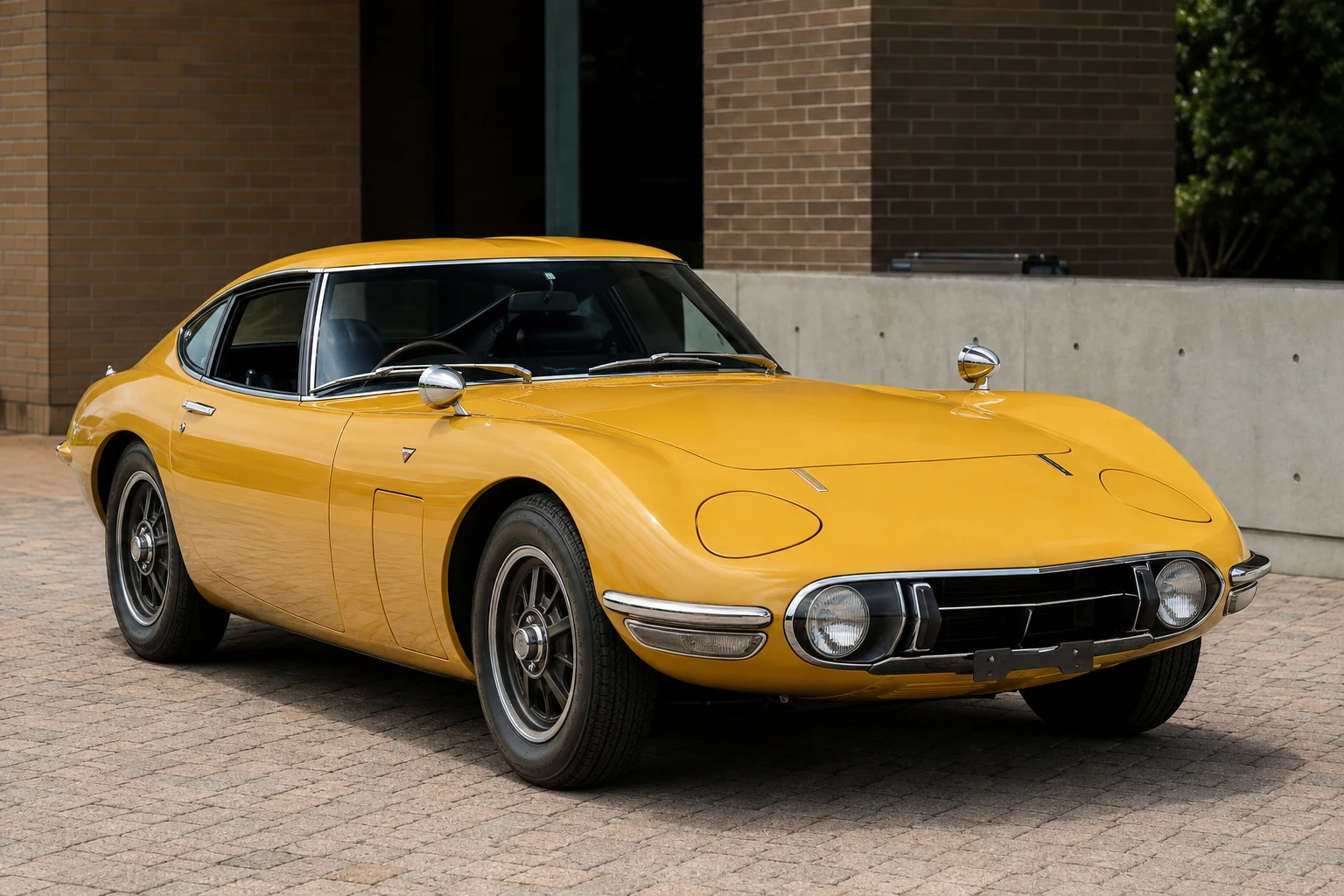 Toyota 2000GT MF10 1967 года с закрытыми подъёмными фарами