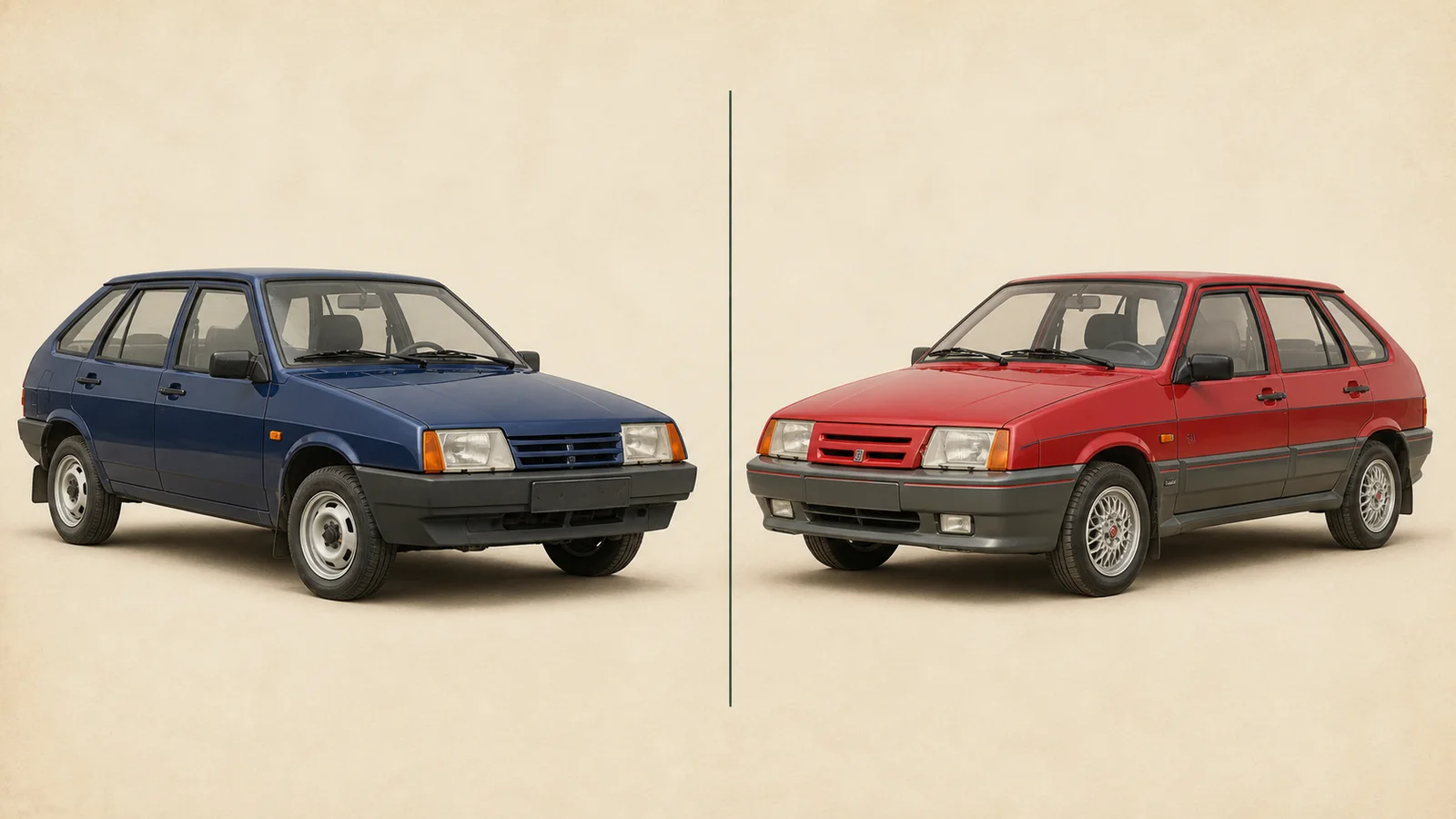 ВАЗ-2109 и экспортная Lada Samara Baltic