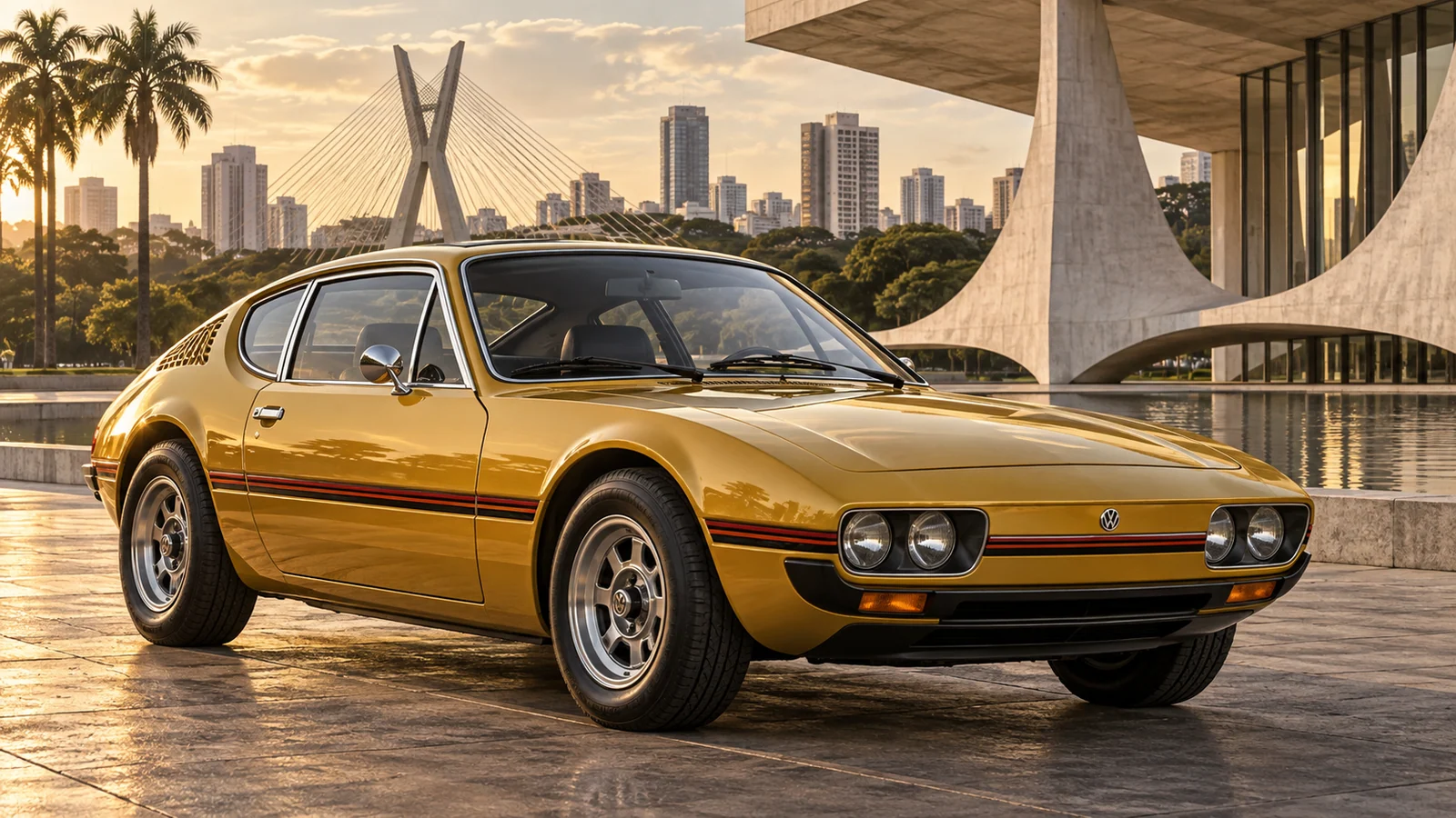 Бразильский Volkswagen SP2 1973 года