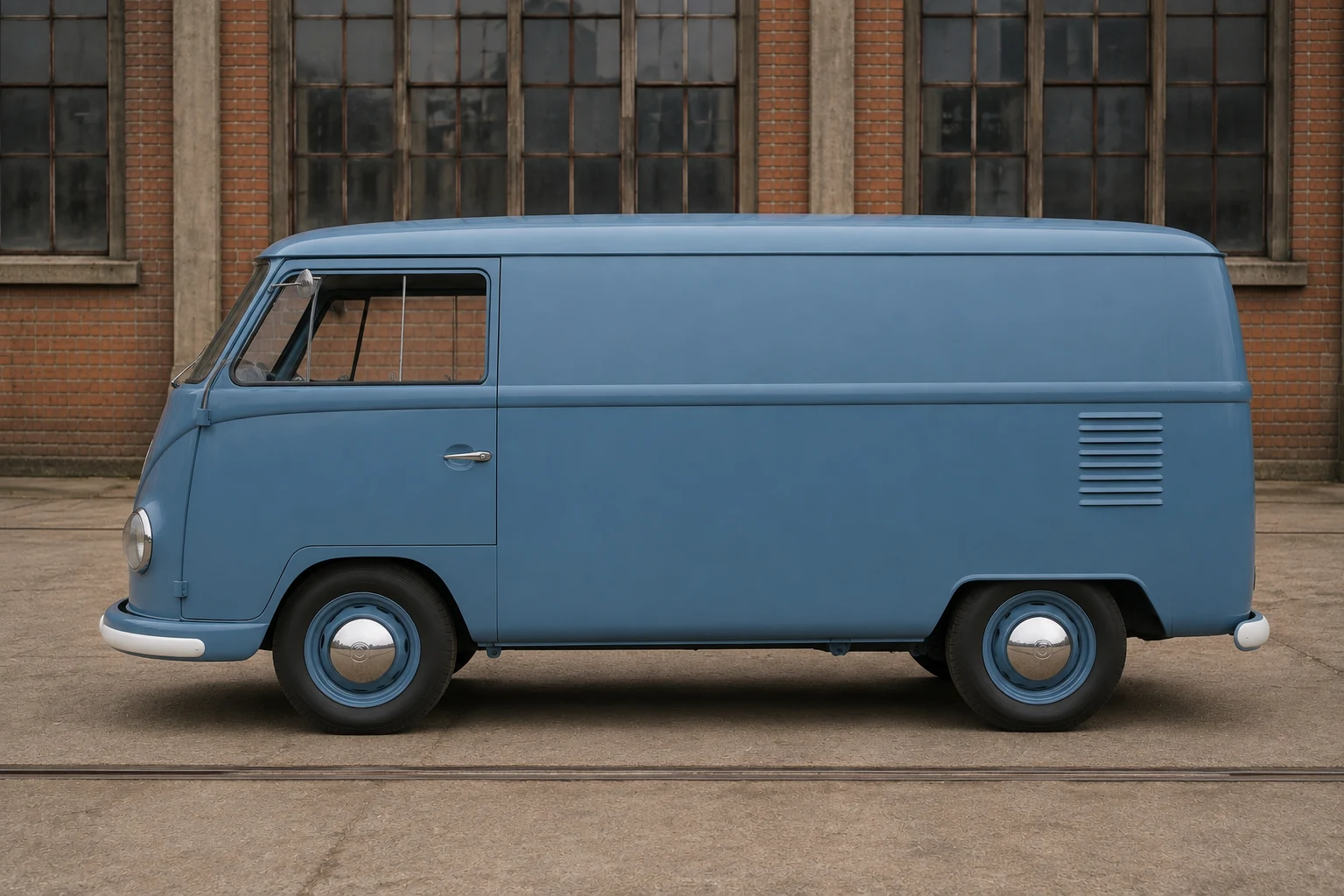 Левый борт грузового Transporter T1 1950 года