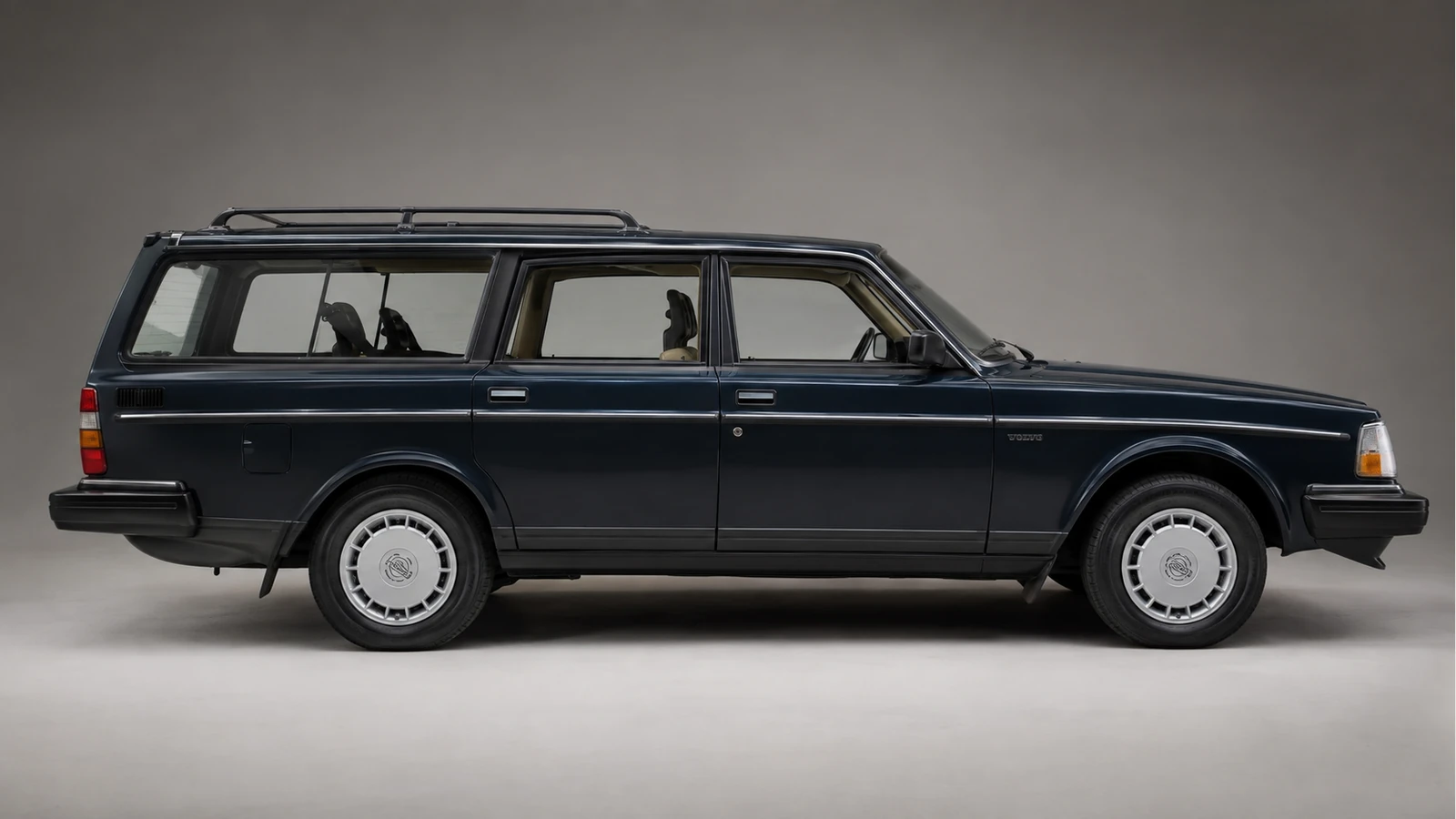 Универсал Volvo 240 1990 года — боковой профиль
