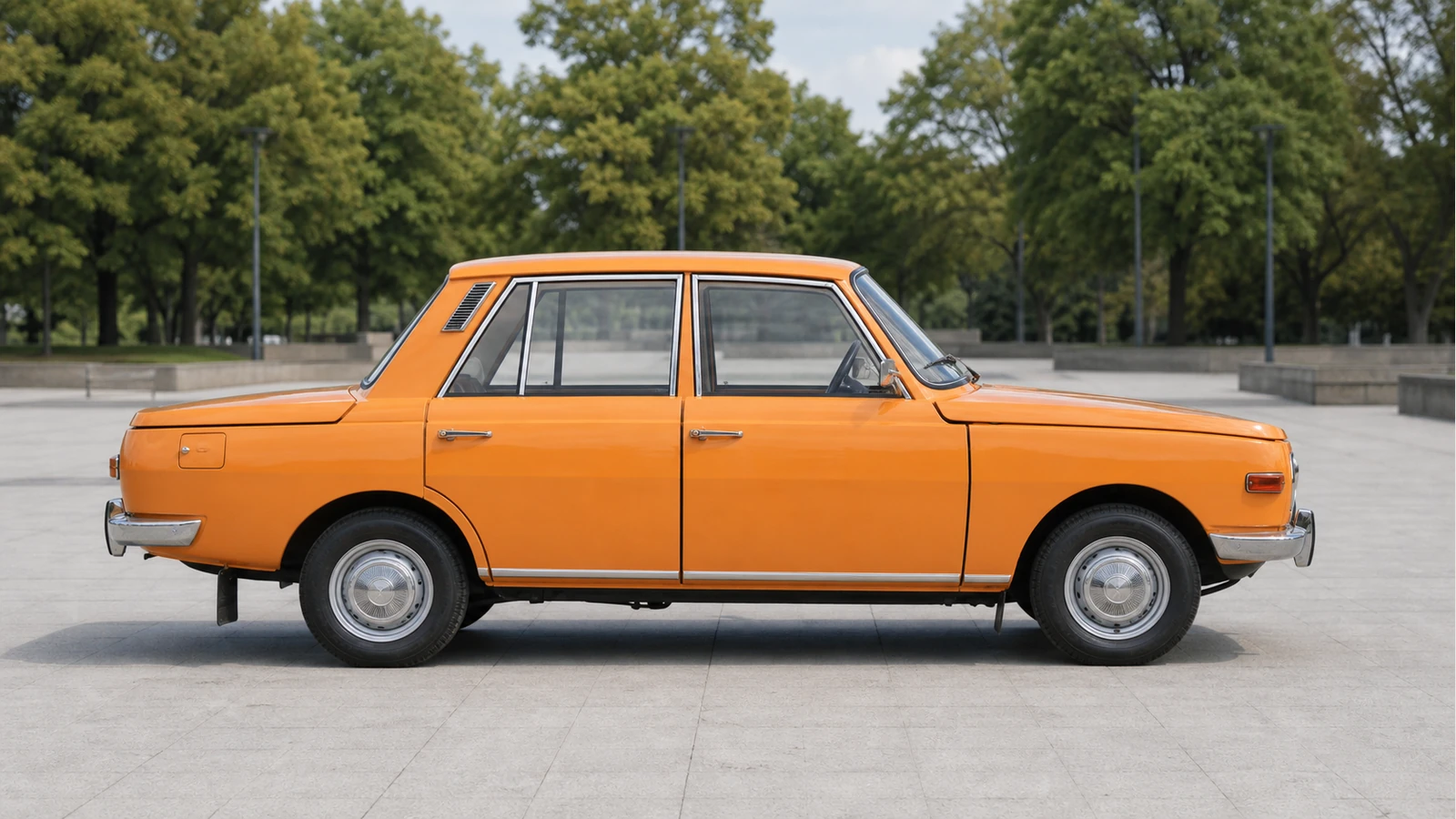 Wartburg 353, ранний кузов до 353W — полный боковой профиль