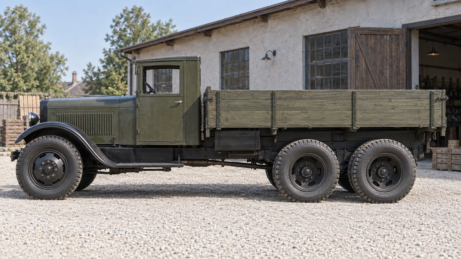 Бортовой ЯГ-10 начала 1930-х годов, боковой вид