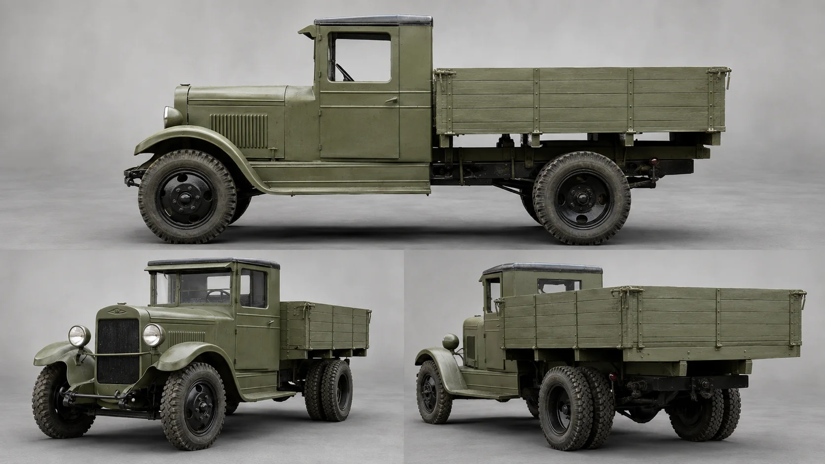 ЗИС-5 с трёх сторон