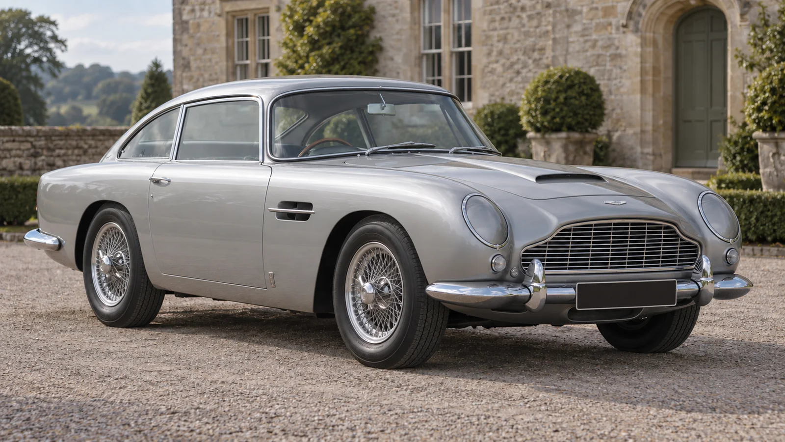 Aston Martin DB5 в дорожном исполнении, без кинооборудования.