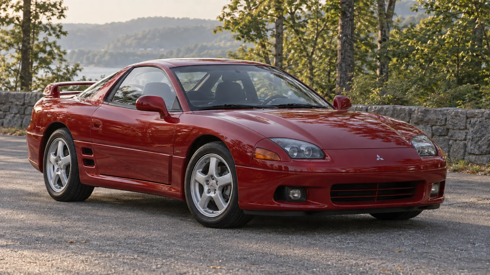 Американский Mitsubishi 3000GT VR-4 1994 модельного года с неподвижными фарами.